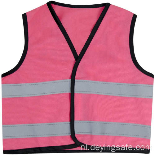 100% polyester reflecterend veiligheidsvest voor kinderen